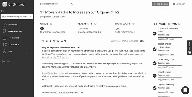 on-site optimization