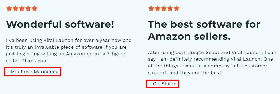 Viral Launch Customers Testimonials