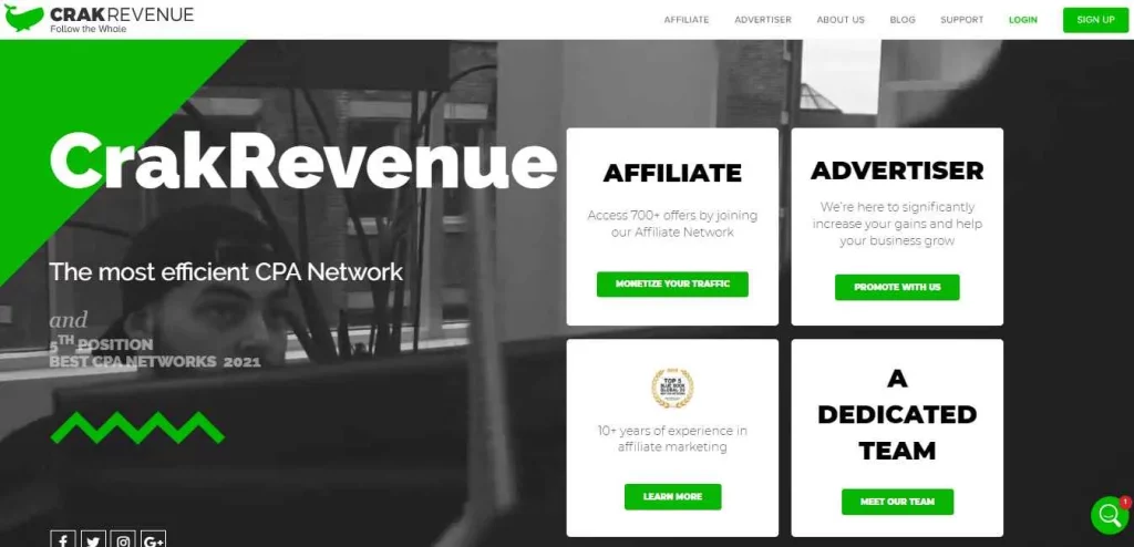 CrakRevenue Affiliate Network