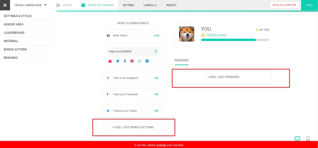 Landing page Designing by Vyper.ai