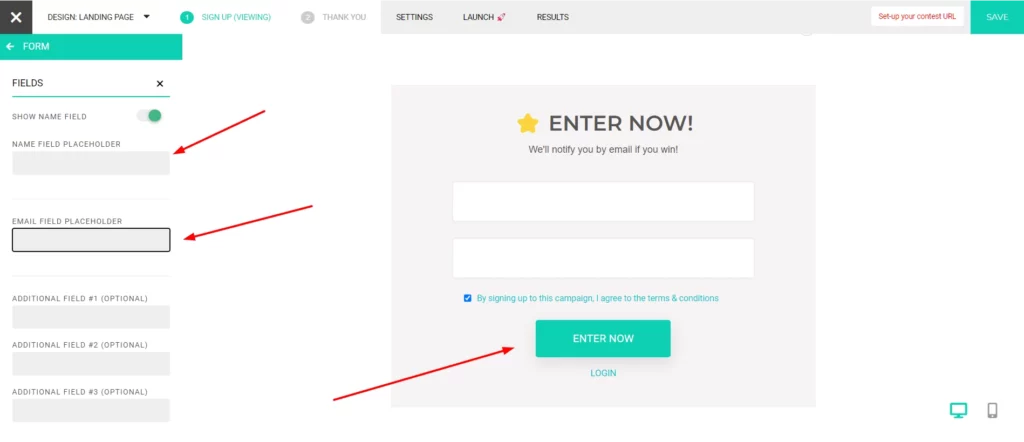 Vyper.ai Signup template