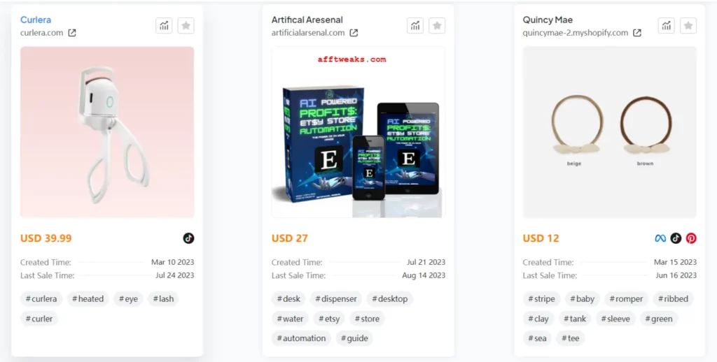 One-Product Store Feature by PPSPY