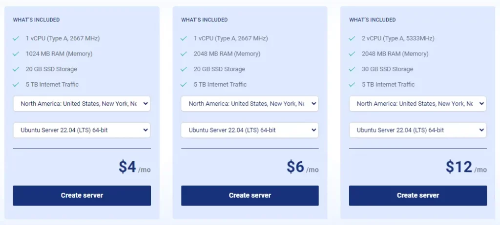 Kamatera Simple Pricing Plan