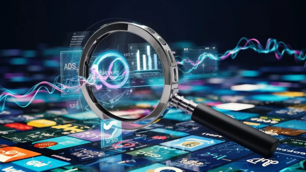 a sleek futuristic magnifying glass hovering over t1CDO iFQuqhUJM1H6hAfQ GM0 GpS8ROmuwB0ZteTXkQ