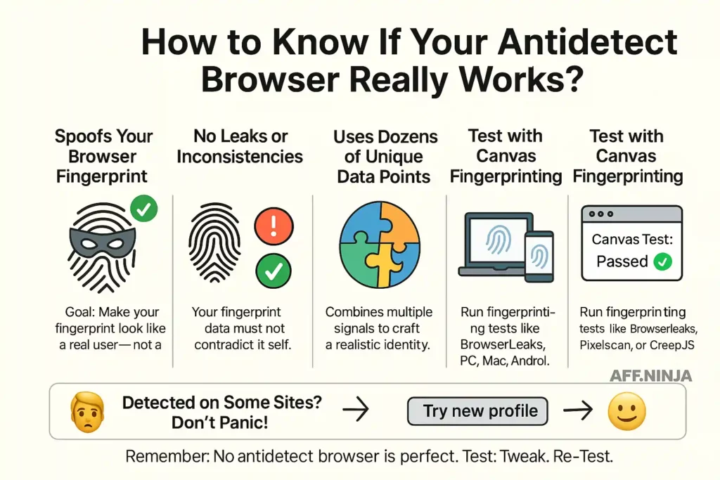 Tips to Check the Effectiveness of Antidetect Browsers