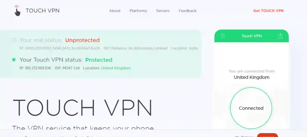 TouchVPN Chrome Proxy