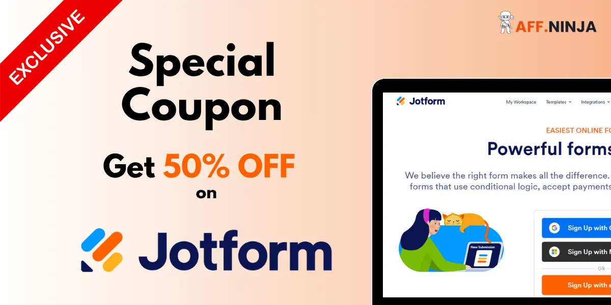 Jotform Coupons & Offers