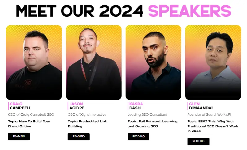 World of Search Conference 2024 Speakers