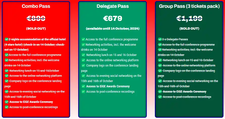 European Gaming Congress & Awards 2024 - Tickets
