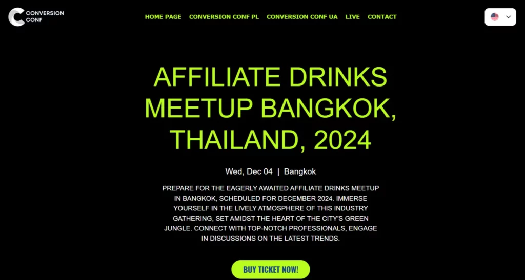 Affiliate Drinks Meetup Bangkok
