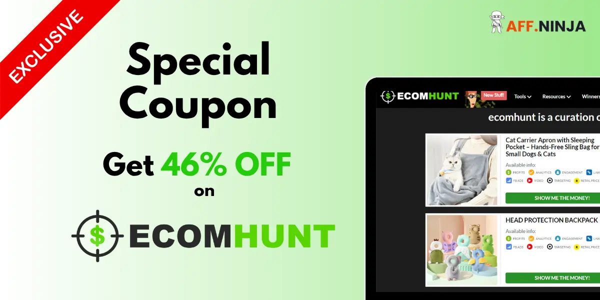 Ecomhunt Coupons