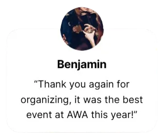 Always Winnings Testimonials From Past Events- Benjamin