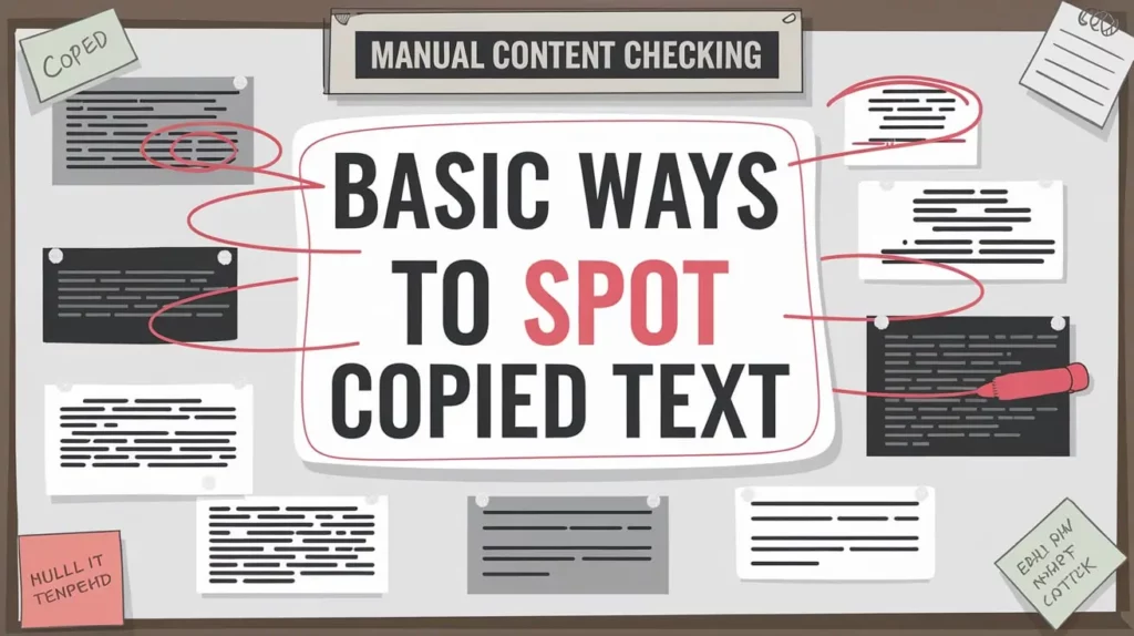 Basic Ways to Spot Copied Text