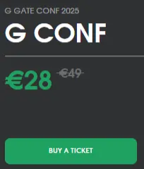 G GATE CONF 2025 - G-CONF Ticket