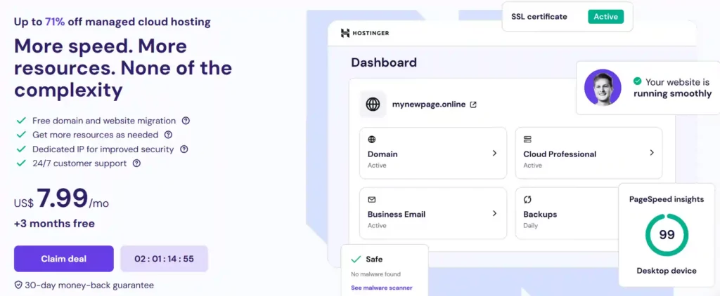Hostinger - Cloud Hosting