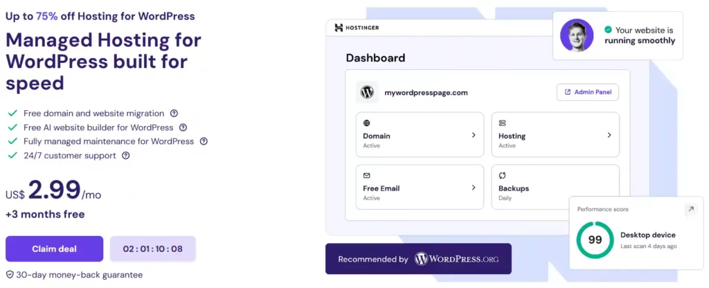 Hostinger - WordPress Hosting