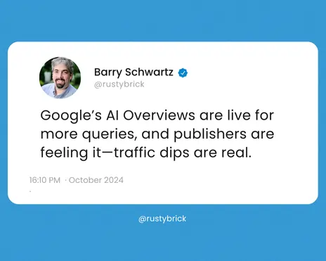 Barry Schwartz Tweet