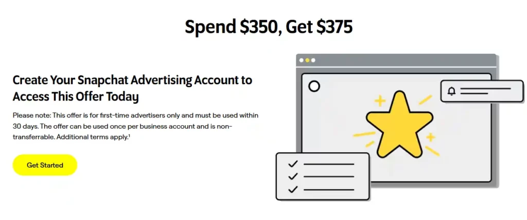 Snapchat Advertising Credits