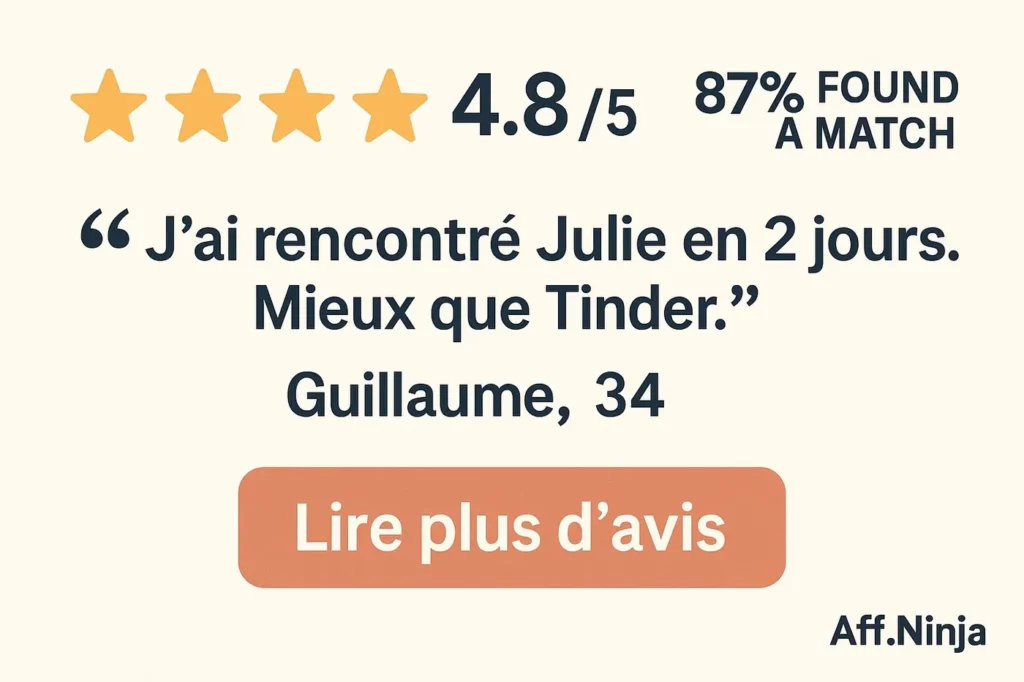 Converting Triggers for French Dating - Social Proof & Testimonials