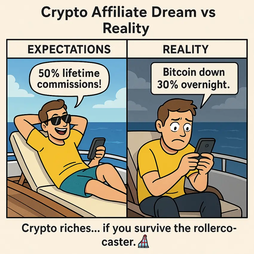 Crypto Affiliate Dream Vs reality