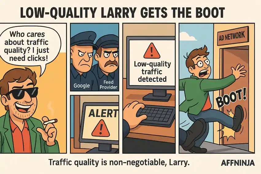 Importance of traffic quality in search feed