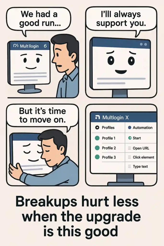 Multilogin 6 vs. Multilogin X Comparison