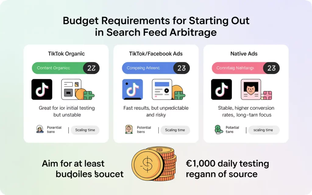 Search Arbitrage Budget