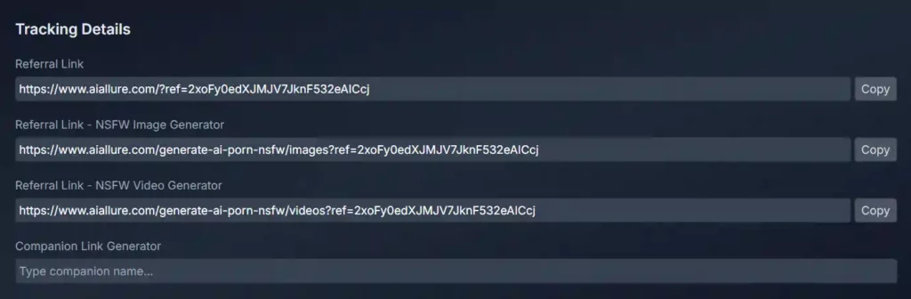aiAllure - Grab Your Links
