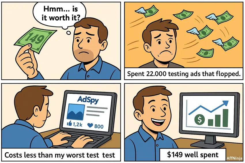 cost of AdSpy Meme