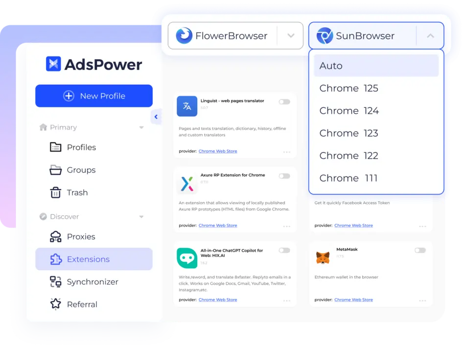 Adspower Superior Fingerprint and Browser Tech
