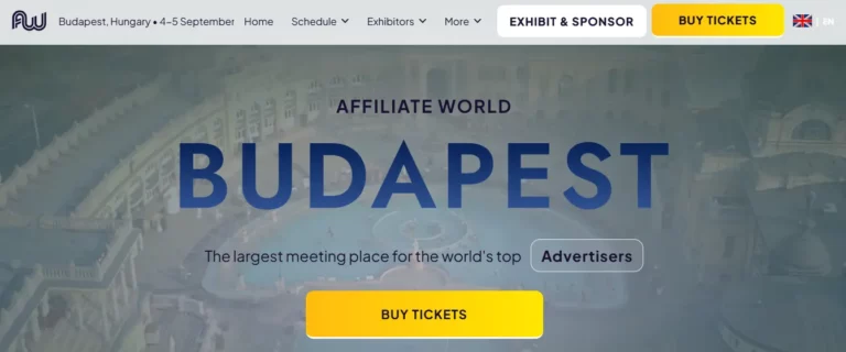 Affiliate World Europe Budapest