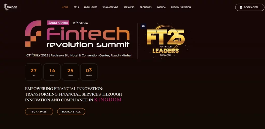 Saudi Arabia to Host Premier Fintech Revolution Summit