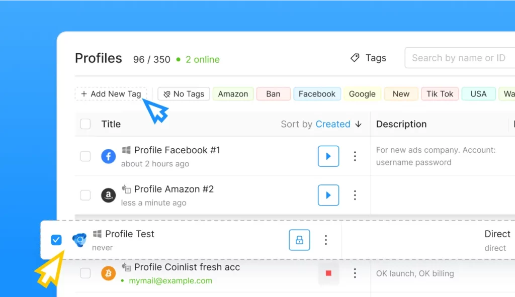 Octo Browser fingerprint management