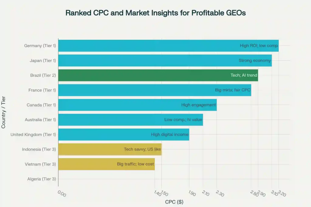 Ranked CPC and Market Insights For Profitable GEOs