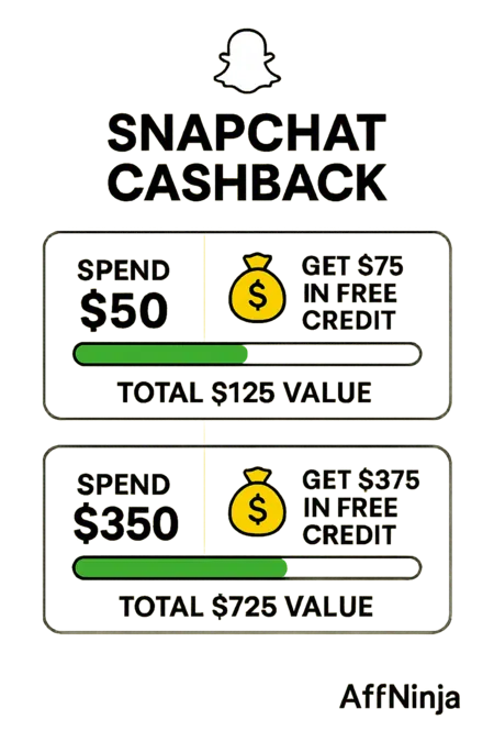 Snapchat for Business Cashback