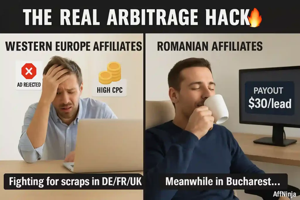 Traffic Arbitrage - Romania is a Low-Competition Goldmine