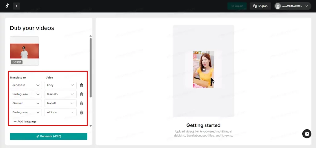 AI Symphony Assistant Video Dub