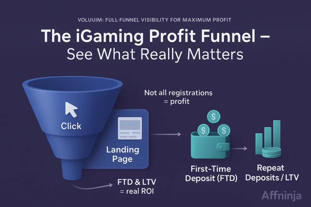 Repeat Deposits for real ROI with Voluum