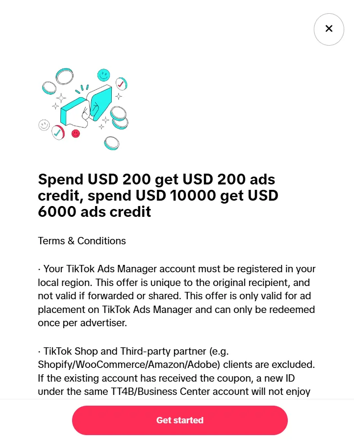 Tiktok for Business Offers
