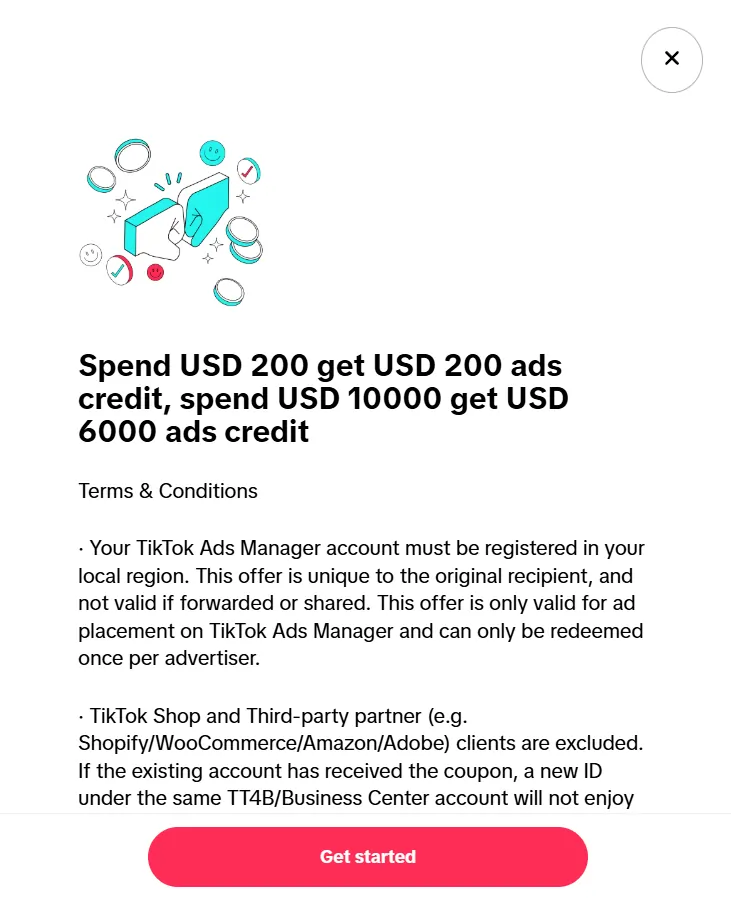 Tiktok for Business Offers