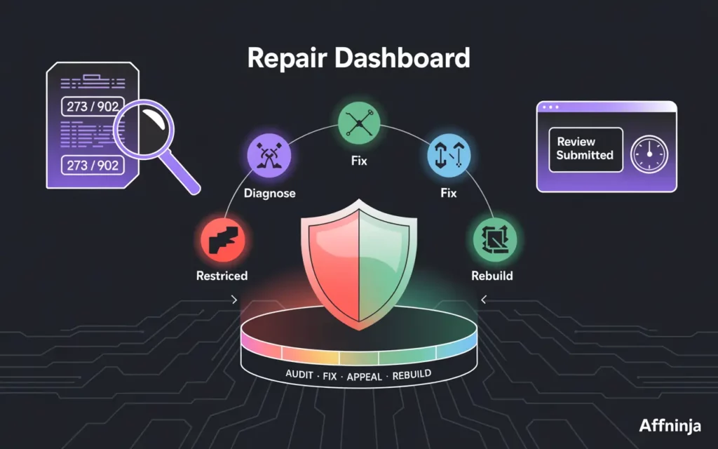 troubleshoot facecbook Ads account restrictions