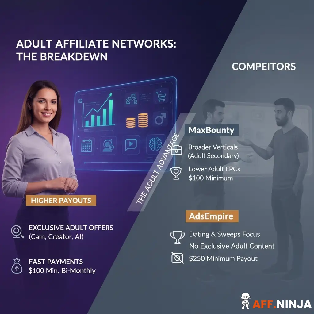 Comparison of CrakRevenue and adult affiliate