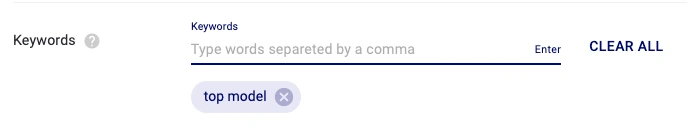 TrafficStars Keywords Targeting