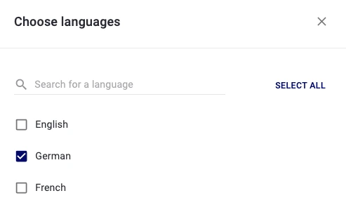 TrafficStars Languages Targeting