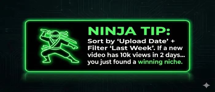 Ninja tip for YouTube Scrapping