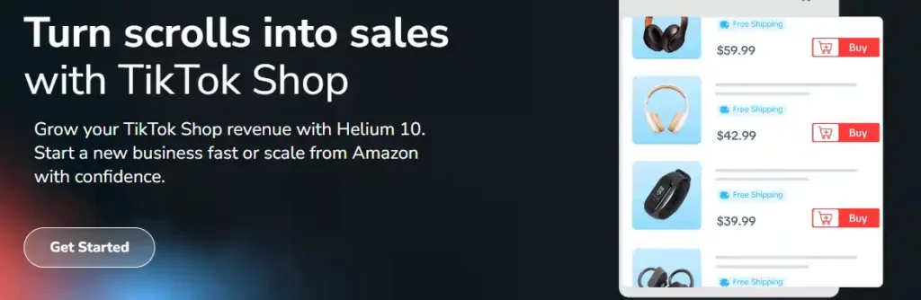 Helium 10 TikTok Shop Integration