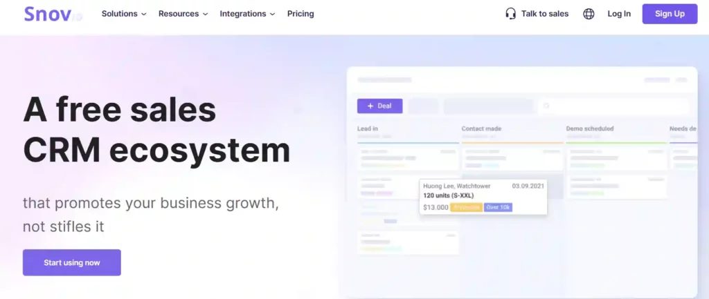 Snov.io Sales CRM