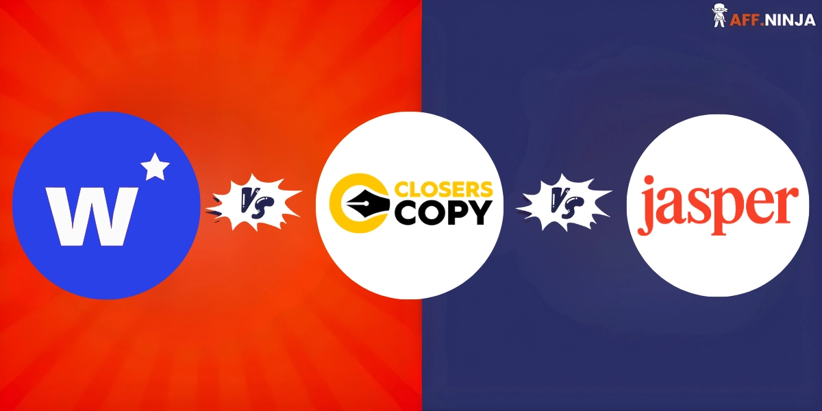 Writecream Vs. ClosersCopy Vs. Jasper