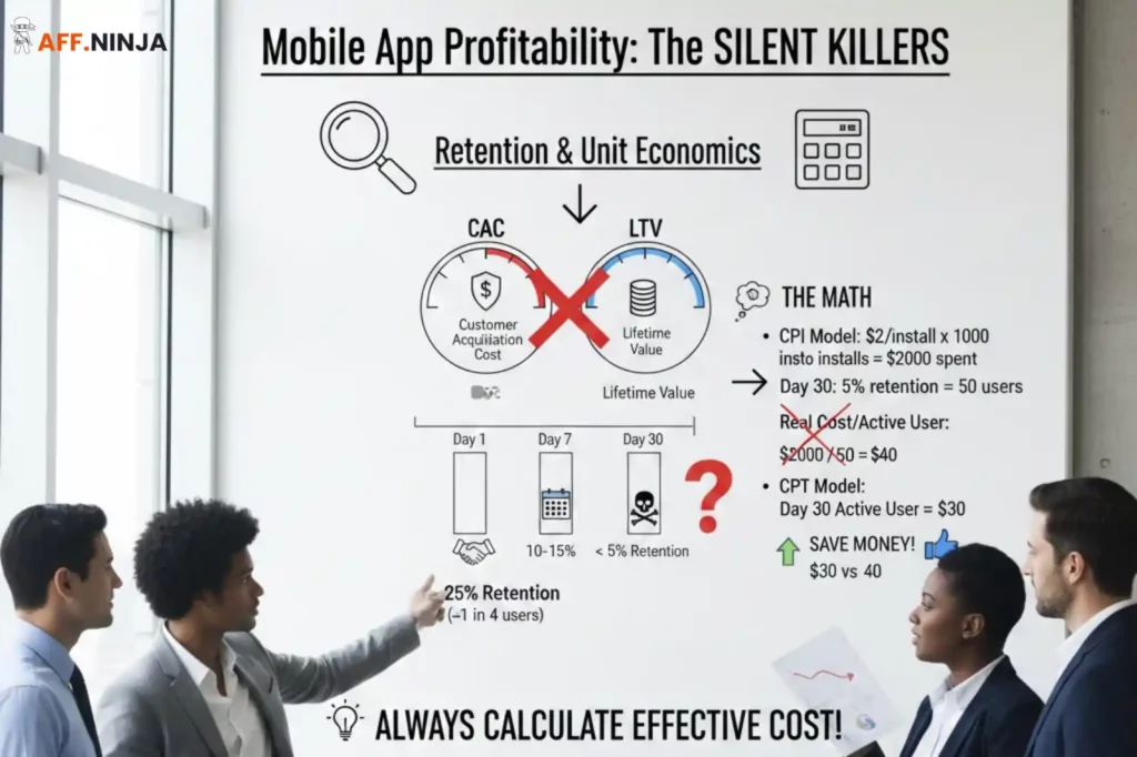 Mobile App Profitability Retention Killers