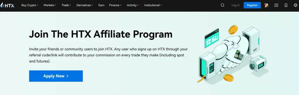 HTX (Huobi) Affiliate Program